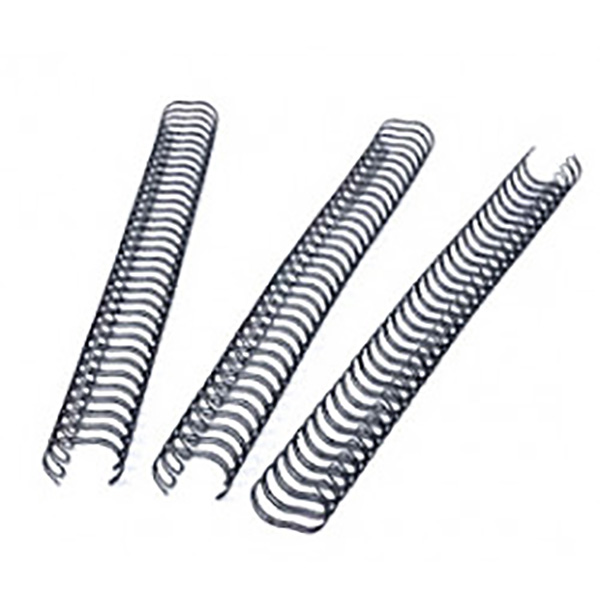 Fellowes Wire Binding Rings 3:1 10mm 34 Loops - Black (box/100pcs)