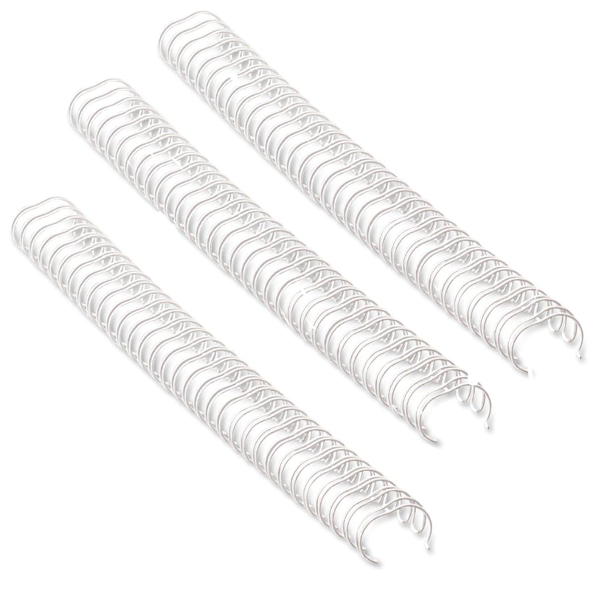 Fellowes Wire Binding Ring 3:1 10mm 34 Loops - White (box/100pcs)