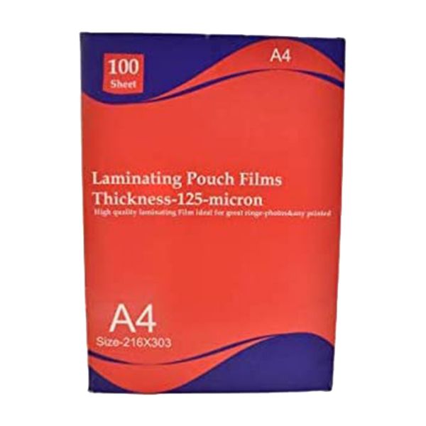 Deluxe Laminating Pouch 125-micron - A4 (pkt/100pcs)