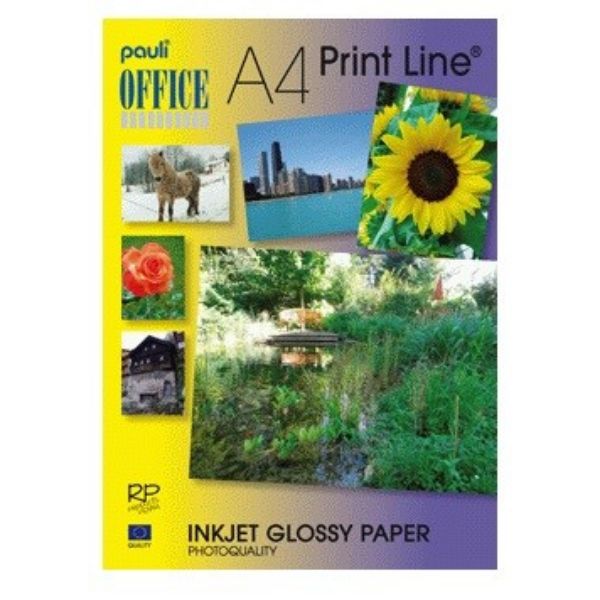 Pauli Inkjet Photo Paper Glossy Instant Dry Premium Adhesive A4 - White (pkt/50s)