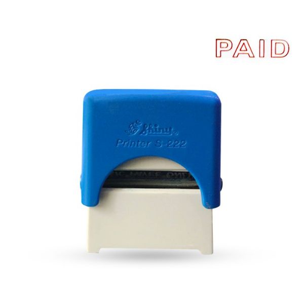 Shiny STP03 PAID Self-inking Stamp - Red (pc)