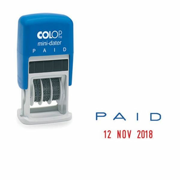 Colop Mini Dater PAID - Blue (pc)