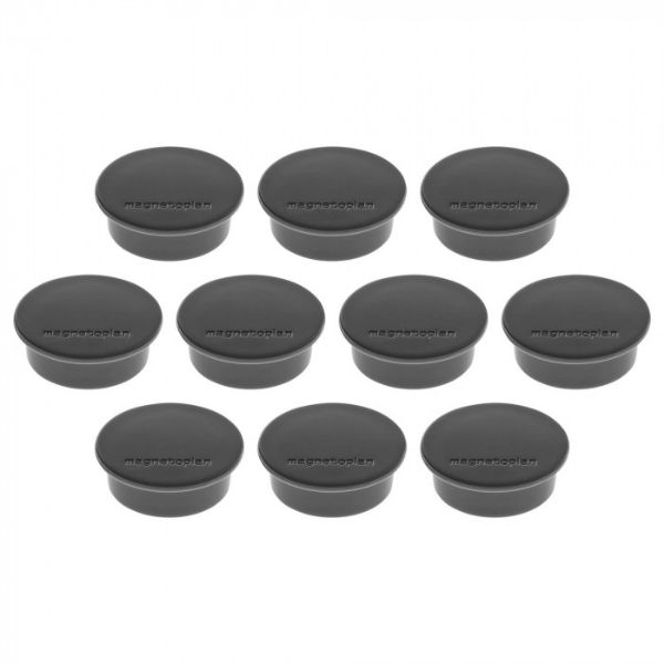 Magnetoplan COP 1662012 Magnetic Discofix - Black (pkt/10pcs)