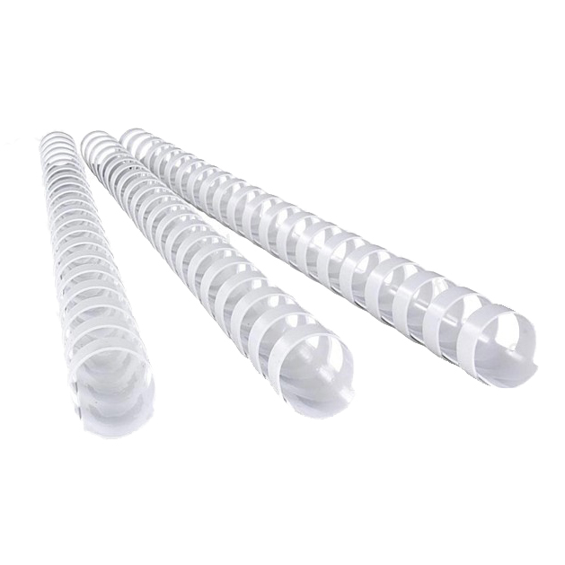 Deluxe 17810 10mm Plastic Binding Comb - White (pkt/100pcs)
