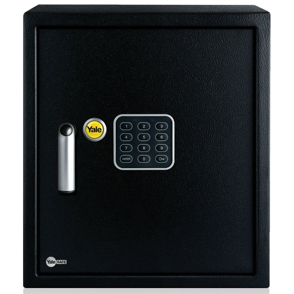 Yale YEC/390/DB1 Digital Keypad Alarmed Large Value Safe 40 Liters - Black