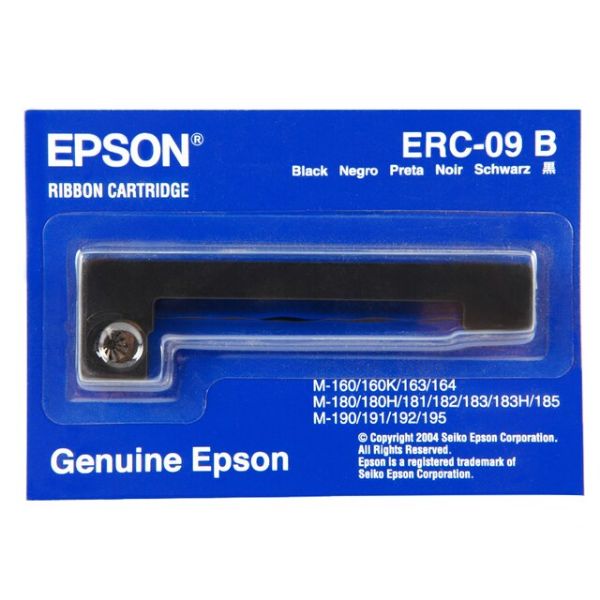 Epson ERC-09-B Ribbon Cartridge - Black (pc)
