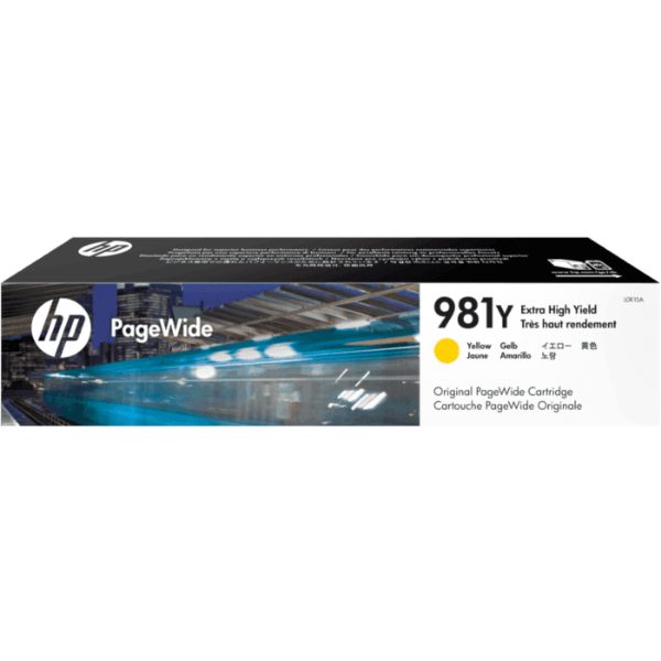 HP 981Y (L0R15A) Extra High Yield Original PageWide Cartridge - Yellow