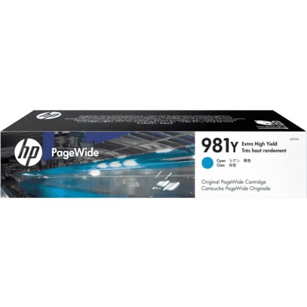 HP 981Y (L0R13A) Extra High Yield Original PageWide Cartridge - Cyan