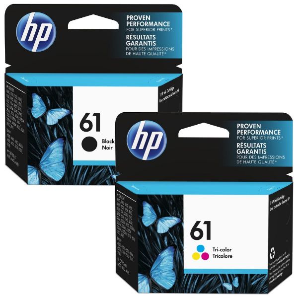 HP 61 Original Ink Cartridge Set ( Black/Tri-color)