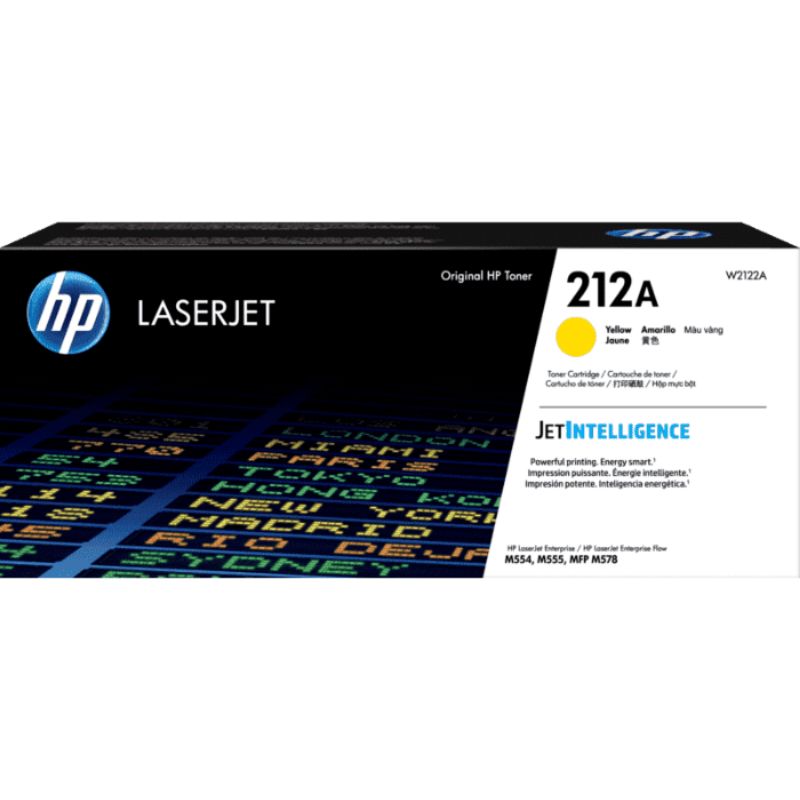 HP 212A (W2122A) Original LaserJet Toner Cartridge - Yellow