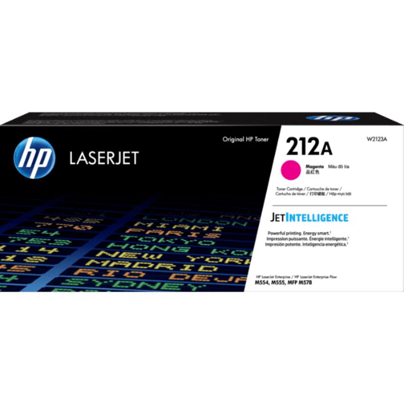 HP 212A (W2123A) Original LaserJet Toner Cartridge - Magenta