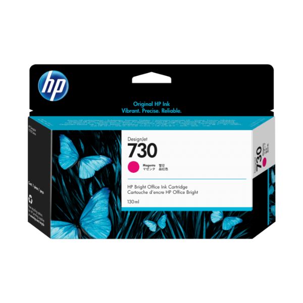 HP 730 (P2V63A) Original Designjet Ink Cartridge 130ml - Magenta