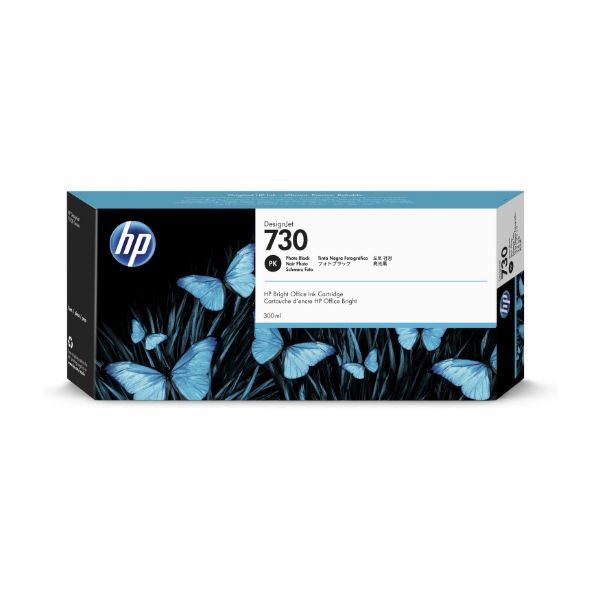 HP 730 (P2V73A) Original Designjet Ink Cartridge 300ml - Photo Black