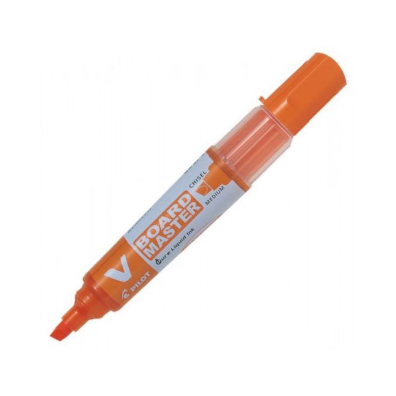 Pilot V Board Master Whiteboard Marker Chisel - Orange (Pc)
