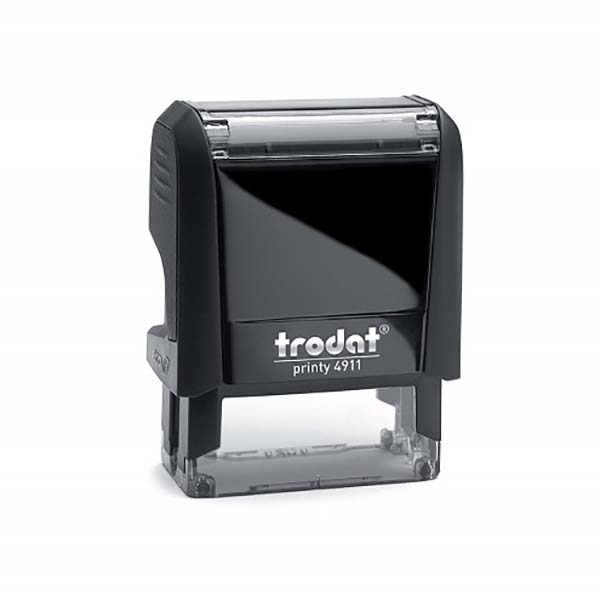 Trodat Printy 4911 Customized Self-Inking Stamp SUBMITTED - Red (pc)