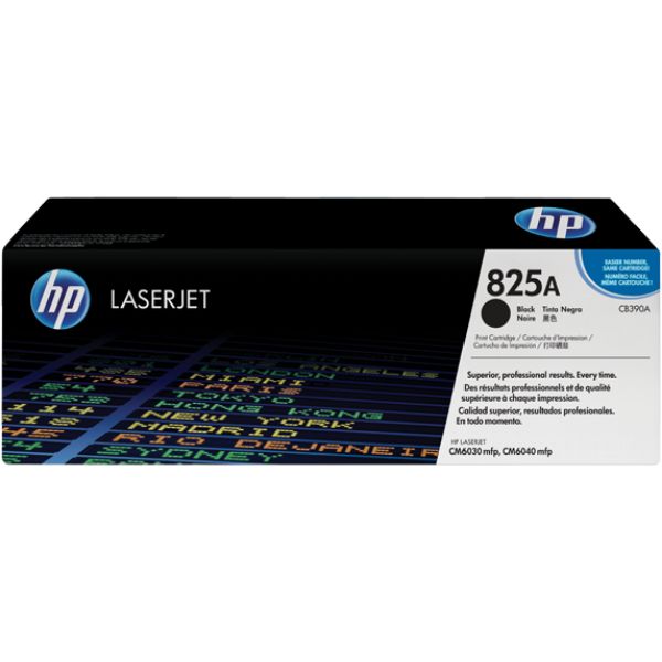 HP 825a (CB390A) Original Laserjet Toner Cartridge - Black