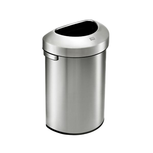 EKO SS83 Urban Commercial Open Top Waste Bin up to 50 Liters