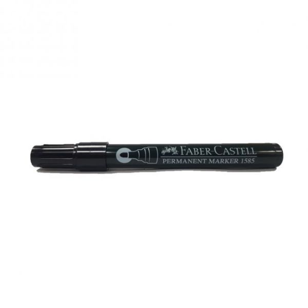 Faber Castell 1585 Permanent Marker Bullet - Black (box/10pc)