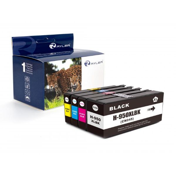 Ryler Compatible HP 951XL Ink Cartridges - Yellow