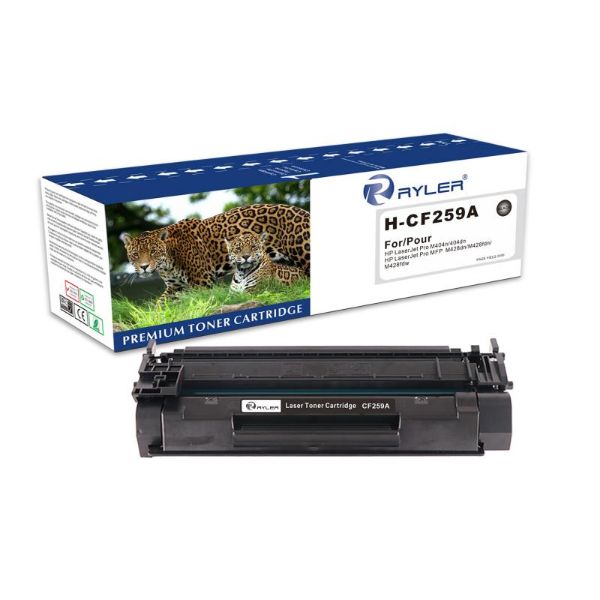 Ryler Compatible HP 59A (CF259A) without Chip Toner Cartridge - Black