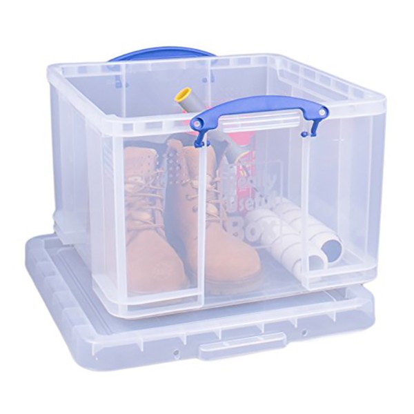 Really Useful Box 35L Plastic Storage Box - Clear (pc)
