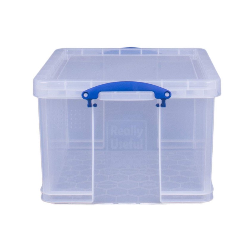 Really Useful Box 48L Plastic Storage Box - Clear (pc)