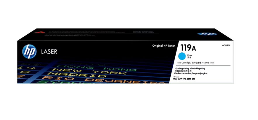 HP 119A Toner Cartridge Cyan