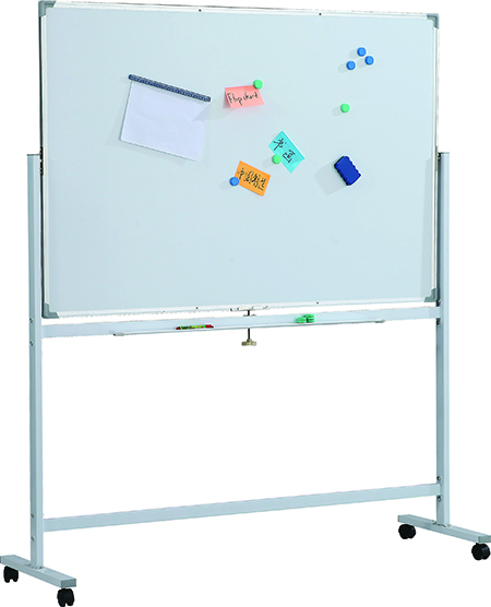Modest Whiteboard with Stand double-sided movable 90 x 120cm