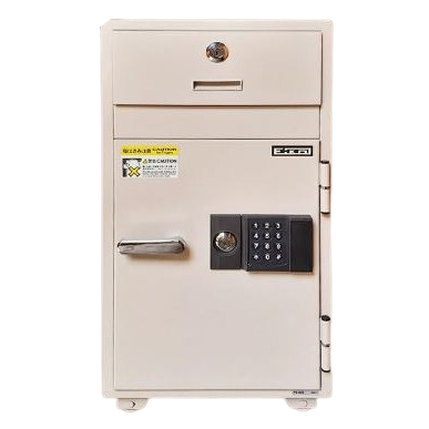 EIKO Fire Resistant Deposit Safe PS 50E Digital and 1 Key Lock Light Grey