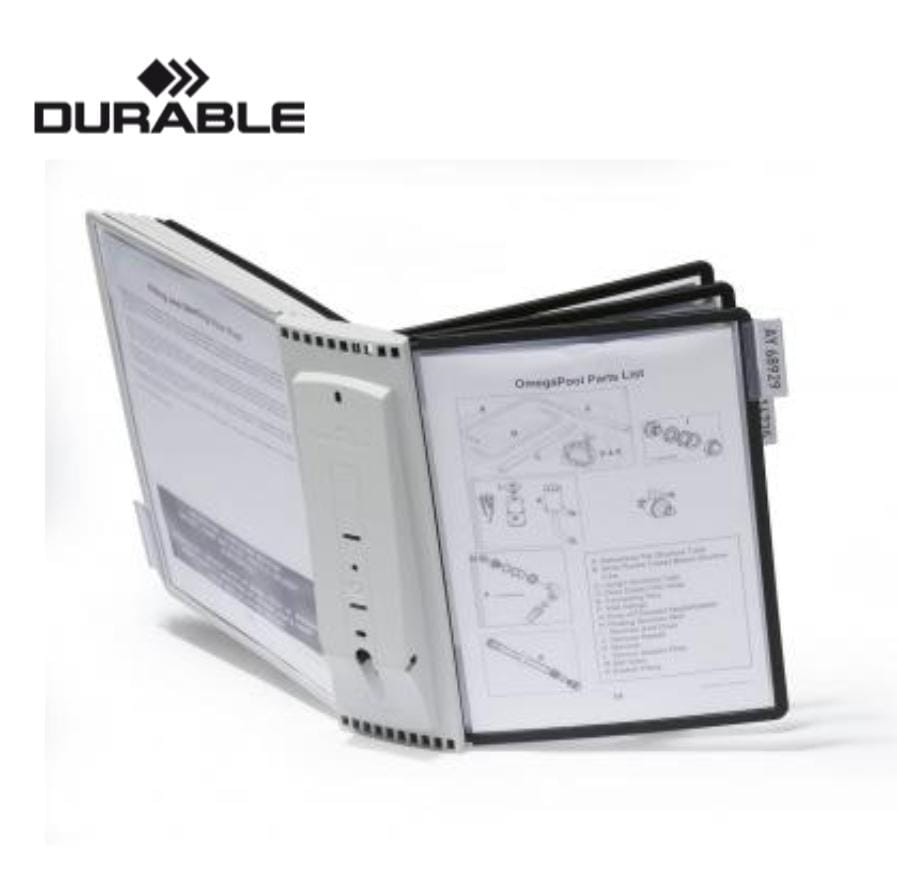 Durable Wall Mounted 10 Document Display Display Holder