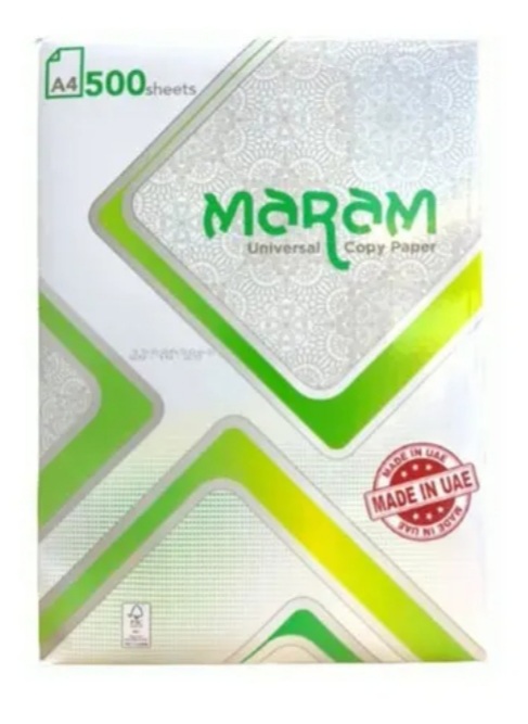 Maram A4 Photocopy Paper 75gsm (Box/5Reams)