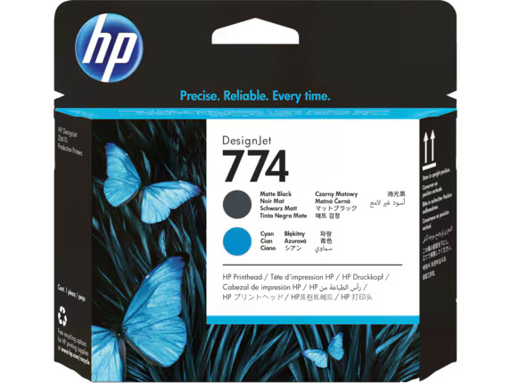 HP 774 Black / Cyan Printhead DesignJet
