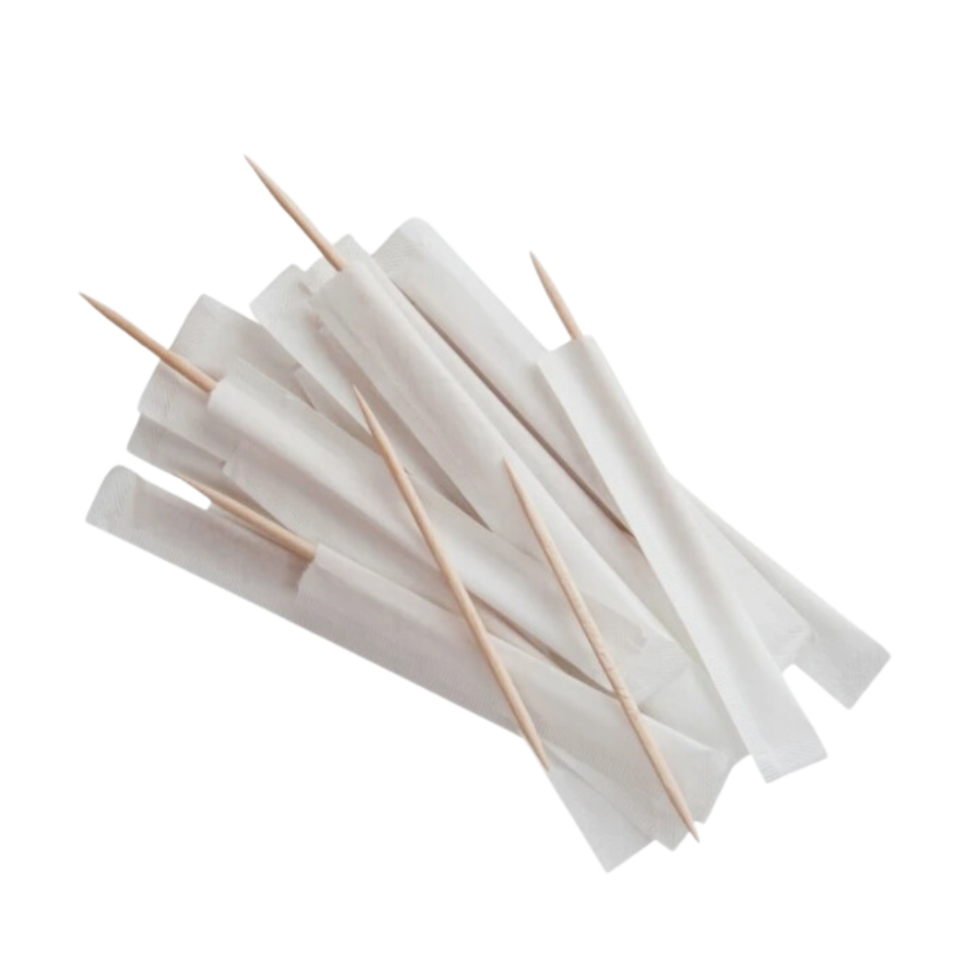 AL QADAH TOOTH PICK- 1 PC | Wrapped Toothpick PKT/1000