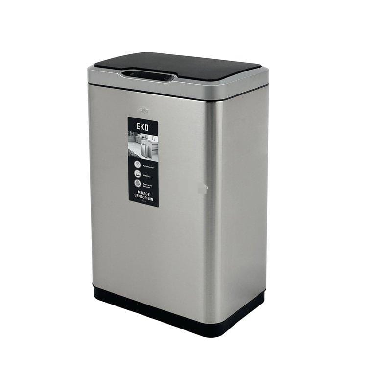 EKO Stainless Steel Sensor Type Bin Capacity 40L dual chambered 28 W X 65 H X 46 L