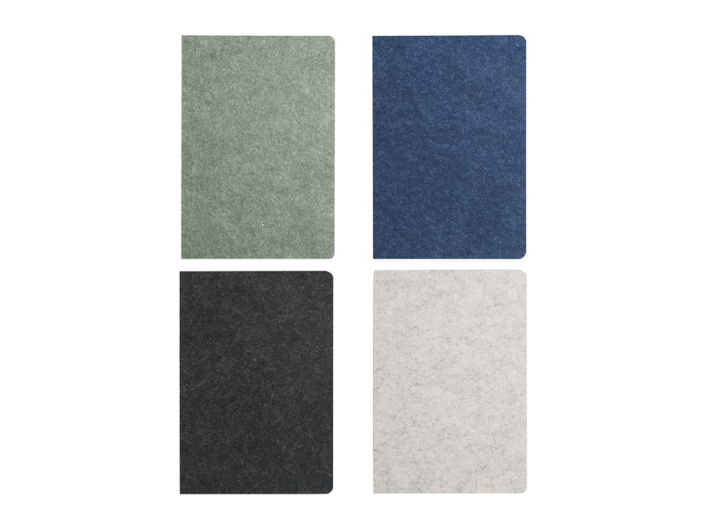 Eco-Friendly A5 Notebook RPET Felt Assorted (pc)