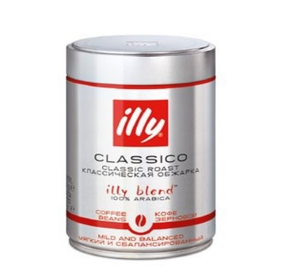 Illy Classic Roasted Coffee Bean Medium Roast 3542-12x250g