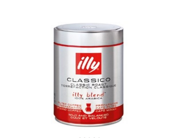 Illy Classico Filter Espresso Ground Coffee 3540 - 12x250g