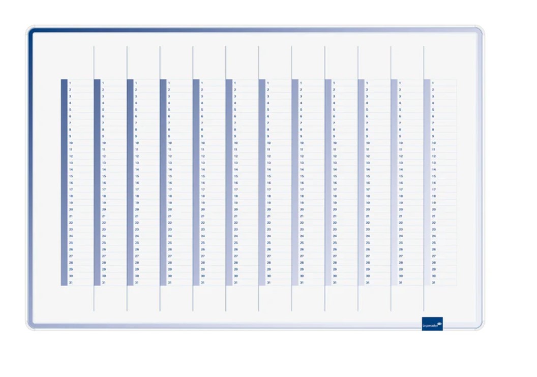 Legamaster Accents Linear Year Planner Warm 60X90CM 7-491000-1
