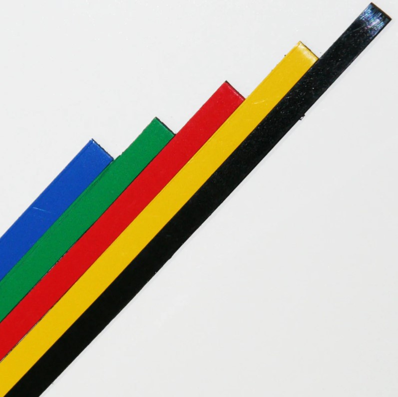 Legamaster Magnetic Strips Black 10X300MM Pkt/6 - 7-440201
