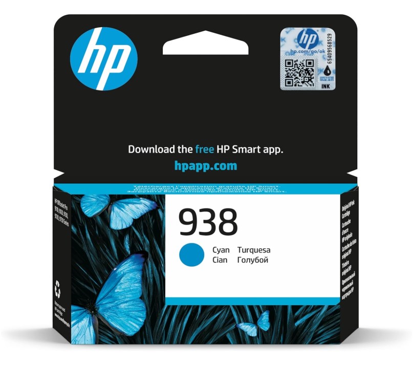 Hp 938 Ink Cartridge Cyan