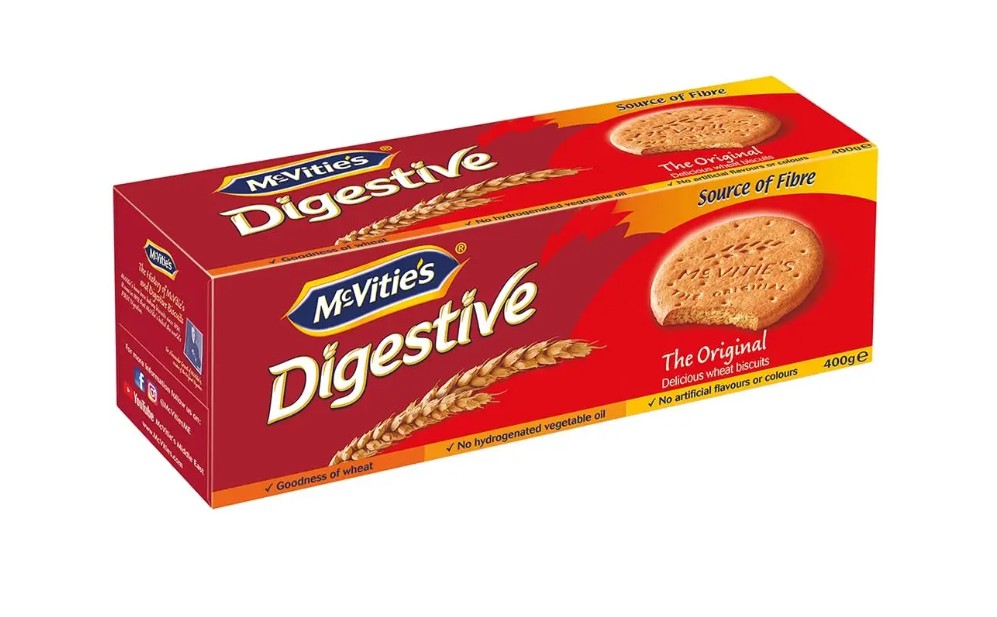 McVities Original Digestive Wholewheat Biscuits - 400gm