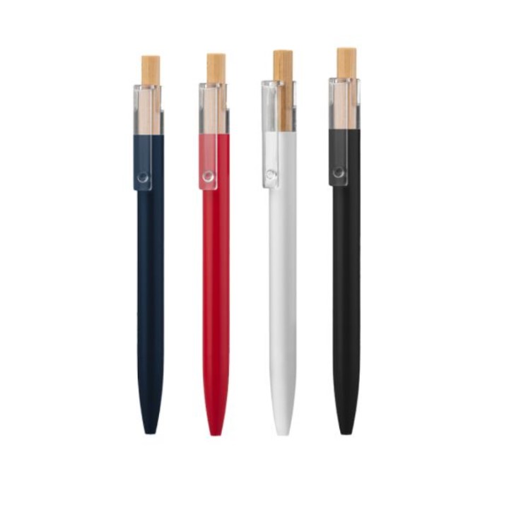 Eco-Innovative Pen Crafted from Recycled Aluminum and Bamboo
