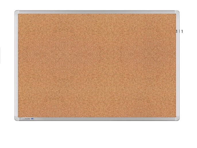 Legamaster Imagine Lino Cork Pinboard Beige 90X160CM Wenge