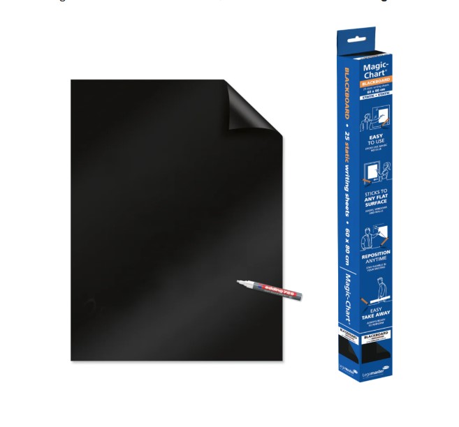 Legamaster Magic Chart Blackboard Foil 60x80CM 25 Sheets 7-159200