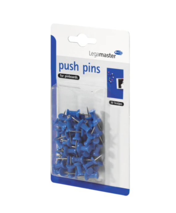 Legamaster Push-Pins 50 Pieces Blue 7-145103