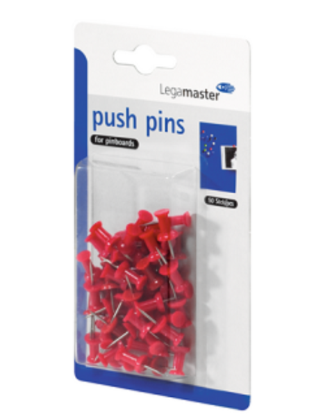 Legamaster Push-Pins 50 Pieces Red 7-145102