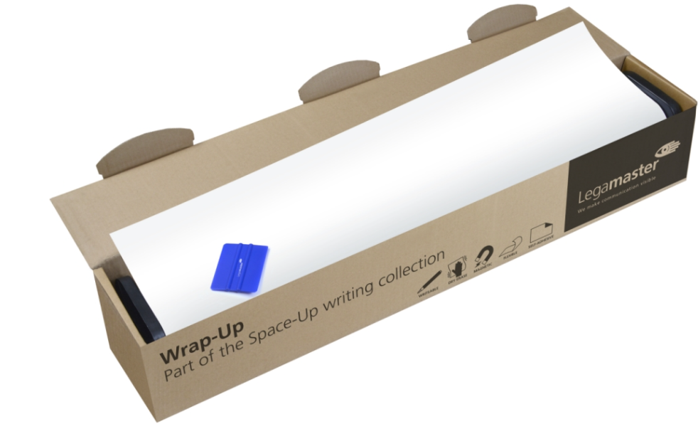 Legamaster wrap-up whiteboard foil 101x300cm 7-106203