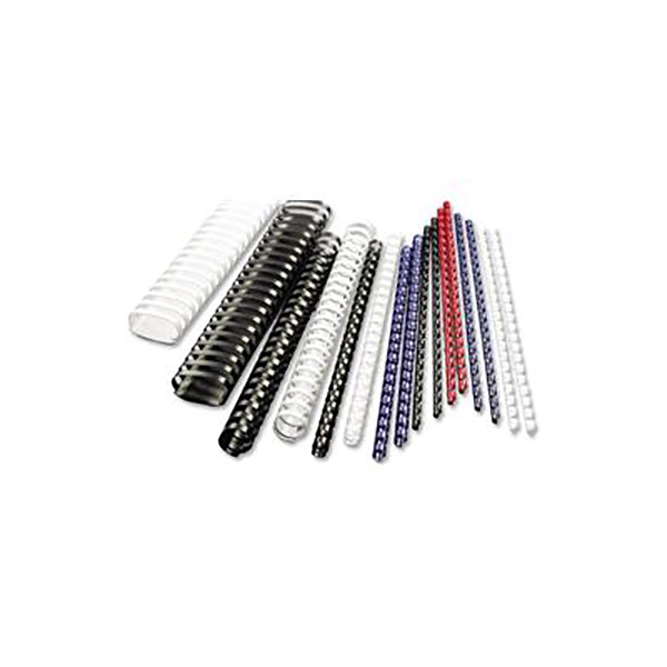 Buy Deluxe 17820 A4 20mm Plastic Binding Comb Assorted (pkt/100pcs