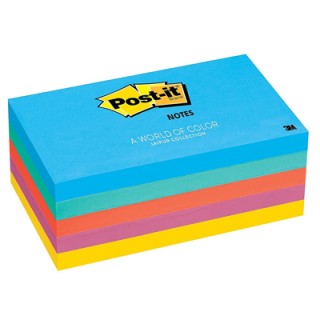 3M 655 Post-it Notes 3 x 5 in - Neon (pkt/5pcs)