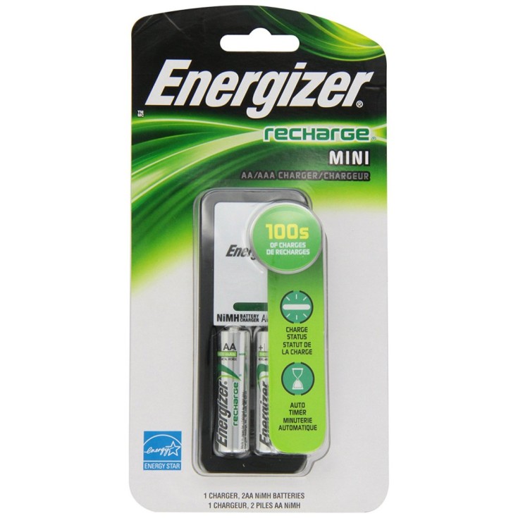 Mini chargeur de piles rechargeables Energizer